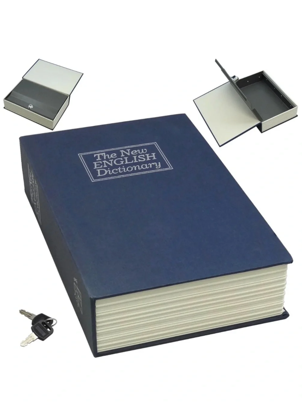 Hidden Book Safe - Navy 